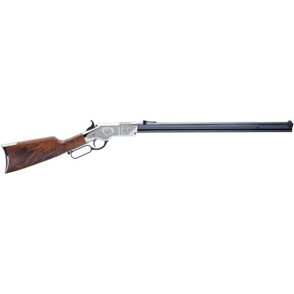 Henry New Original Silver Deluxe Engraved Edition Rifle .44-40 WCF 13rd Capacity 24.5" Barrel Walnut Stock