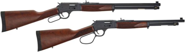 Henry Big Boy Steel Carbine Side Gate .44 Mag/.44 Special Rifle 7rd Magazine 16.5" Barrel Walnut Large Loop