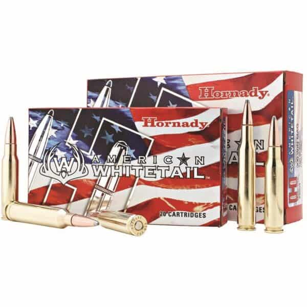 Hornady American Whitetail Rifle Ammunition 7mm Rem Mag 154 gr Interlock SP 2814 fps 20/ct