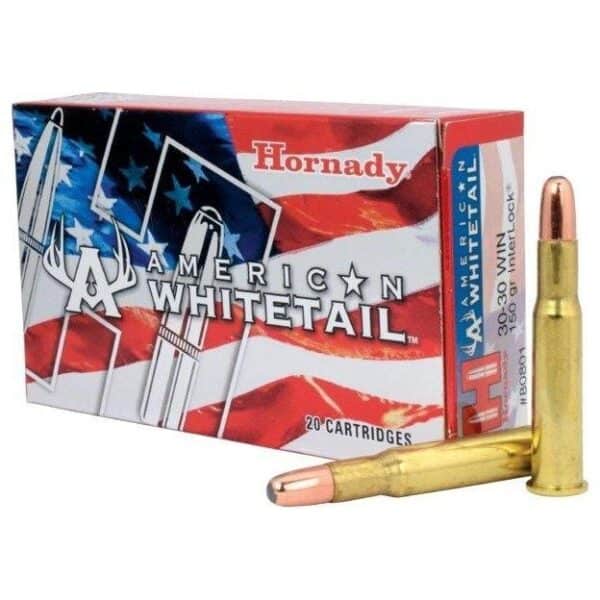 Hornady American Whitetail Rifle Ammunition .30-30 Win 150 gr SP 2390 fps - 20/ct