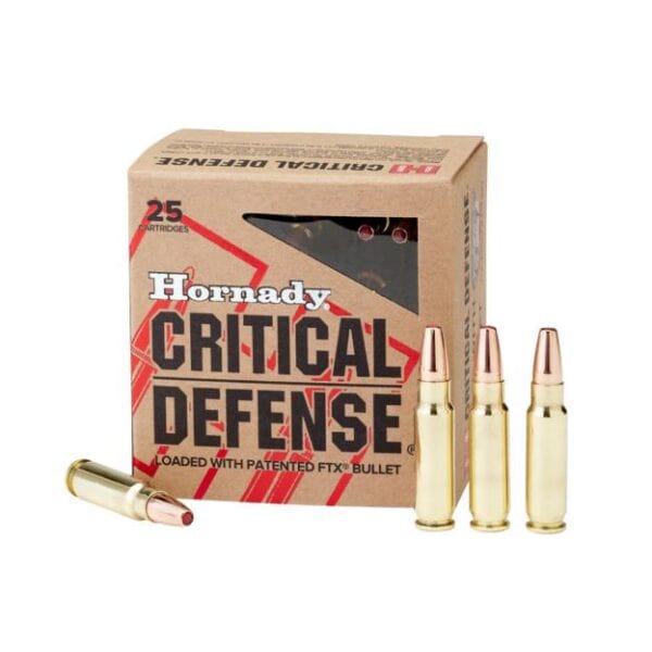 Hornady Critical Defense Ammunition 5.7x28 FN 40gr FTX 25/ct