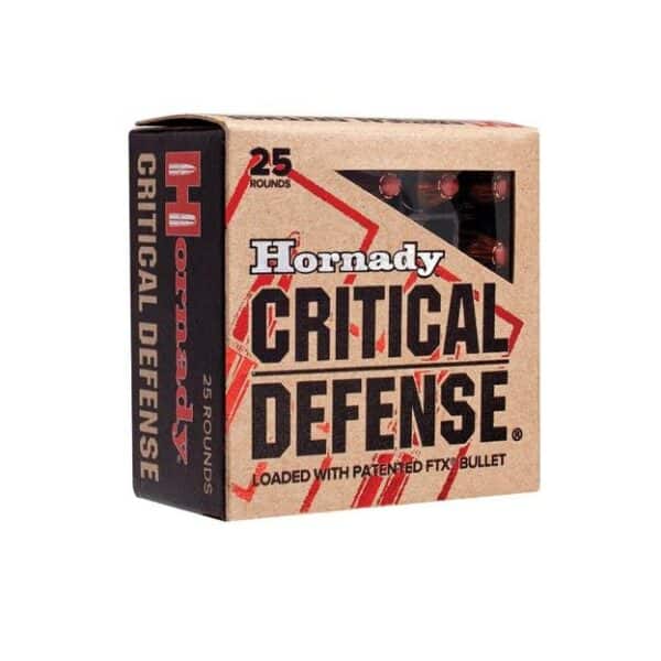 Hornady Critical Defense Handgun Ammo .357 Mag 125 gr FTX 1500 fps 25/box