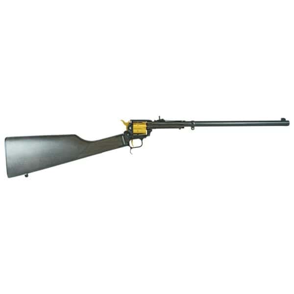 Heritage Rancher Black and Gold Carbine .22 LR 6rd Capacity 16" Barrel Wood Stock