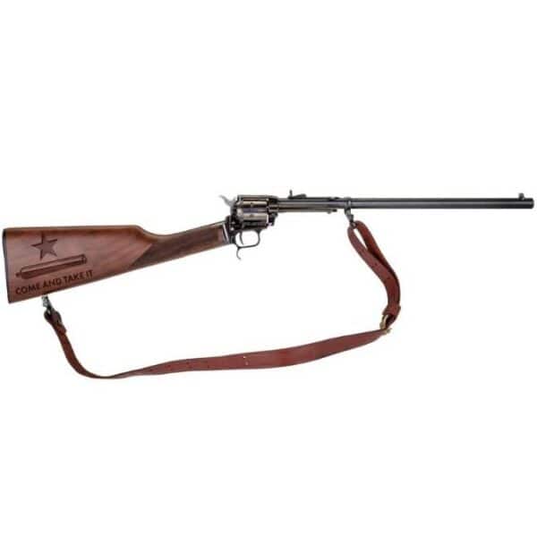 Heritage "Come and Take It" Rough Rider Rancher .22LR 6rd Capacity 16" Barrel Case Hardend Wood Stock Buckhorn Sights Sling