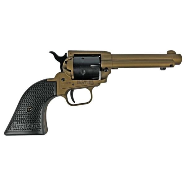 Heritage Rough Rider Burnt Bronze Cerakote Handgun .22 LR 6rd Capacity 4.75" Barrel Polymer Black