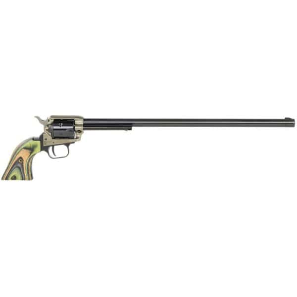 Heritage Rough Rider Handgun .22 LR 6/rd Capacity 16" Barrel Black with Laminate Green Grip