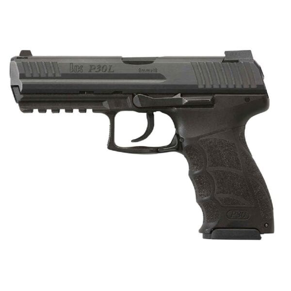 H&K P30L Long Slide  Handgun 9mm Luger 10rd Magazines(2) 4.45" Barrel DAO Light Strike V1 LEM Trigger