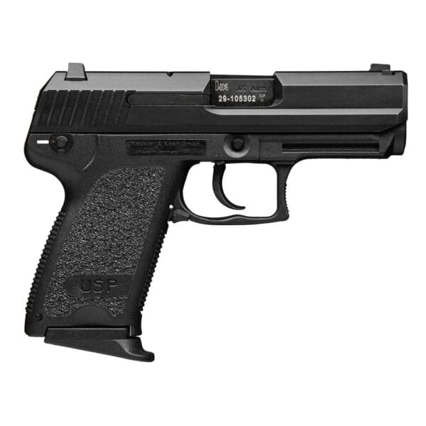 H&K USP9 Compact 9mm Luger 13rd Magazines(3) 3.58" Barrel V1 DA/SA Decocking Lever Night Sights