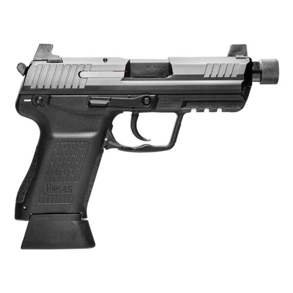 H&K HK45 Compact Tactical Handgun .45 Auto 10rd Magazines(2) 4.57" Threaded Barrel DA/SA V1 Decocking Level & Safety