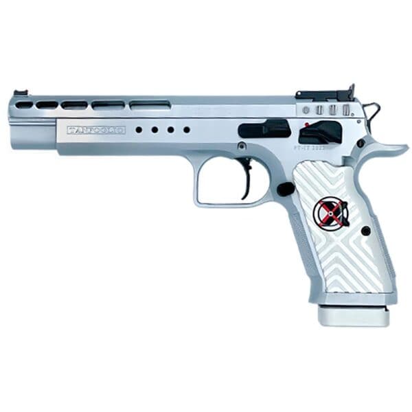 Tanfoglio Gold Match Xtreme Handgun 40 S&W 13rd 6" Barrel Silver