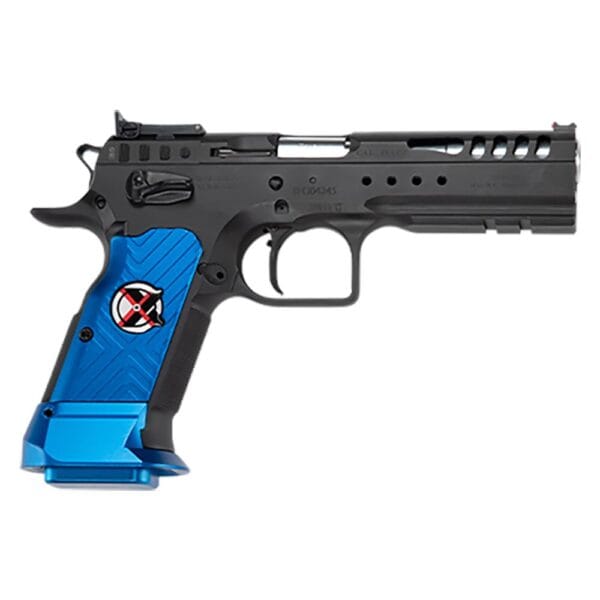 Tanfoglio Limited Master Xtreme 40 S&W 14/rd 4.75" Barrel Black with Blue Grip