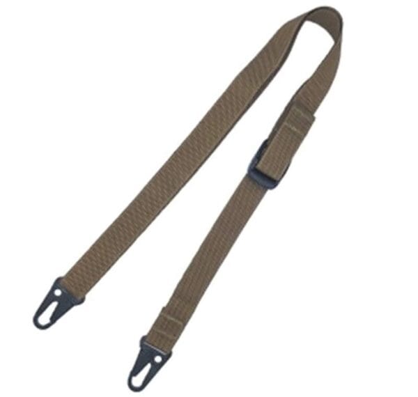 TacShield Sport Ridge 2 Point Rifle Sling 1" Wide HK Snap Hooks Coyote Brown