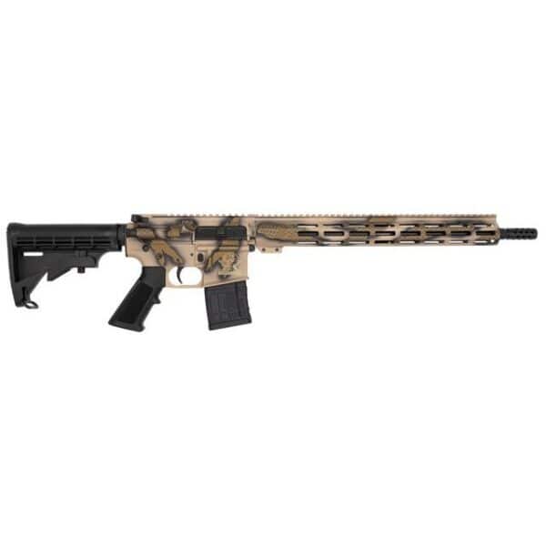 GLFA AR-15 Rifle .223 Wylde 30rd Magazine 16" Threaded Barrel Serpent Sand with 15.25" Handguard