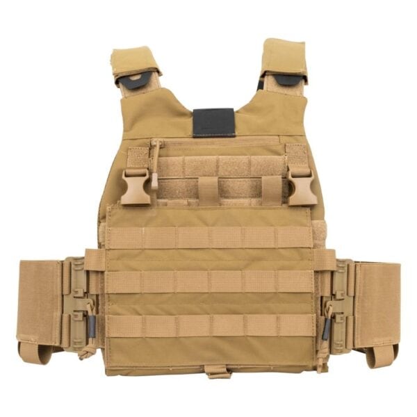 Guard Dog Trakr Plate Carrier FDE with Front Placard