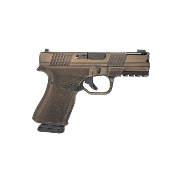 Black Rain Frontline+ Handgun 9mm Luger 15rd Magazine 3.75" Barrel Burnt Bronze Battleworn Finish Optic Ready