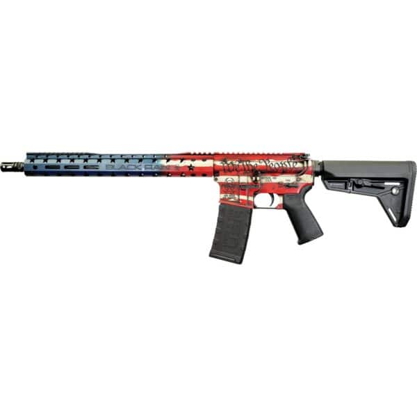 Black Rain Ordnance Spec+ Patriot Rifle 5.56mm 30rd Magazine 16" Barrel Old Glory "We the People" Finish