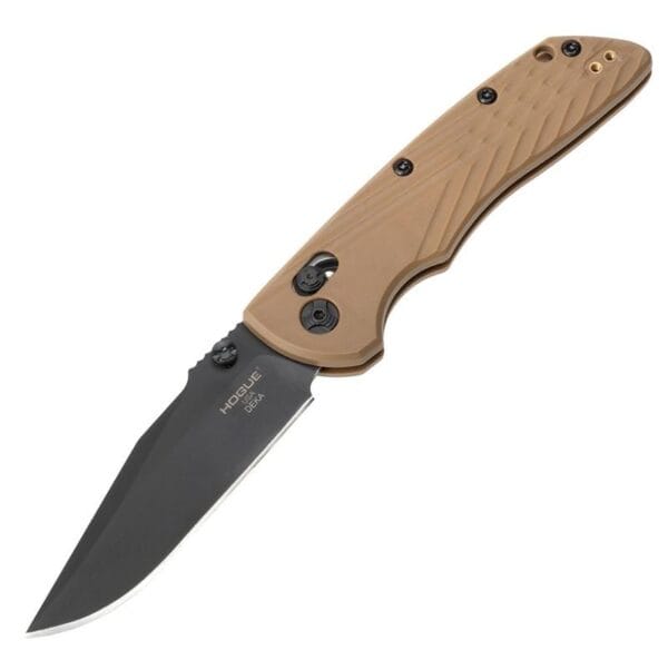 Hogue Deka Manual Folder Knife 3 1/4" Clip Point Blade FDE