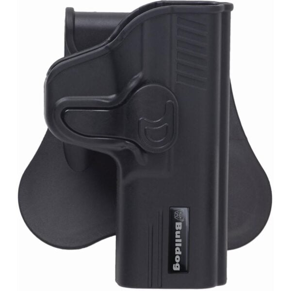 Bulldog Rapid Release Polymer Holster with Paddle Fits Glock 43 Black RH