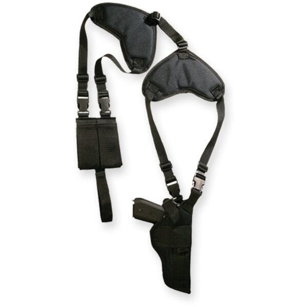 Bulldog Deluxe Shoulder Holster for Standard Autos 2" - 4" Barrels Black Ambi