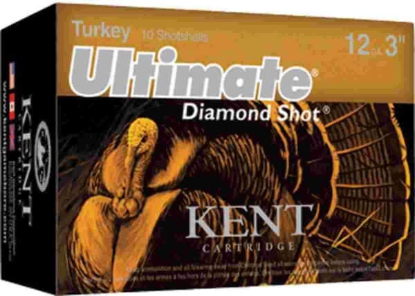 Kent Cartridge 12 Gauge 3 Max 1-3/4oz #4 Turkey 10 Rounds/Box