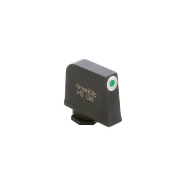 Ameriglo Tritium Front Handgun Sight for Glock Green with White Front