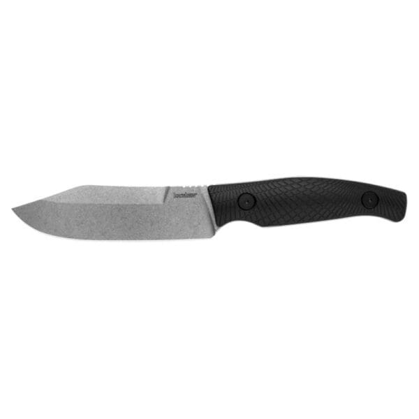 Kershaw Camp 5 Fixed Knife 4-3/4" Clip Point Blade Black