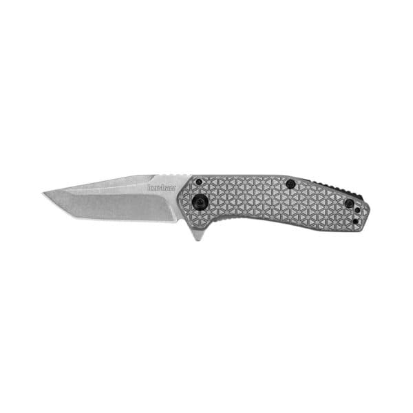 Kershaw Cathode Folding Knife 2-1/4" American Tanto Blade Silver