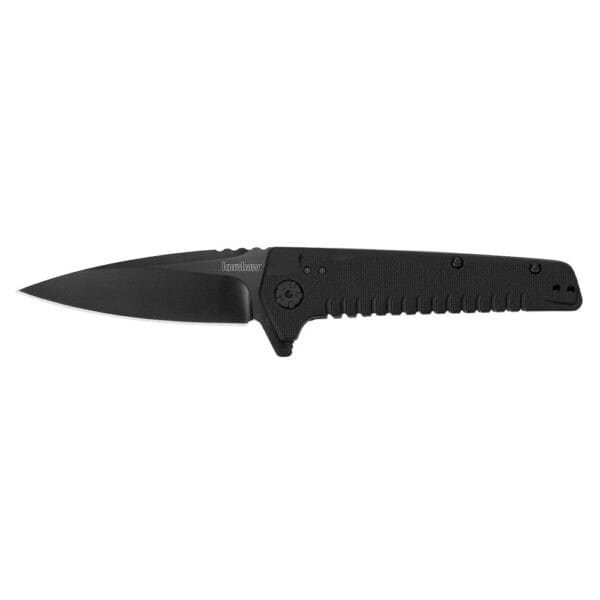 Kershaw Fatback Folding Knife 3-1/2" Drop Point Blade Black