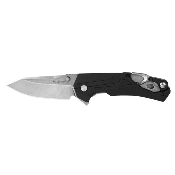 Kershaw Drivetrain Assisted Folding Knife 3-2/5" Drop Point Blade Black