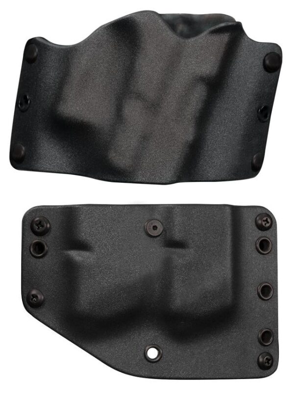 HOLSTER & TWIN MAG COMBO PACK - FITS COMPACT OWB RH BLACK