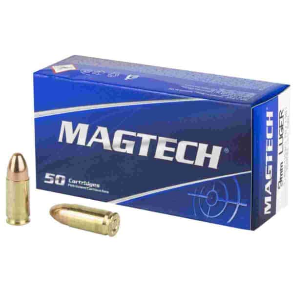 Magtech Handgun Ammunition 9mm Luger(+P+) 115gr JHP 1330 fps 50/ct