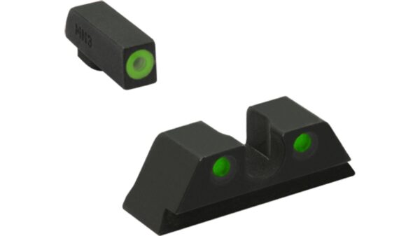 Meprolight ML47777 Hyper-Bright Green Ring Front/Green Rear Sights for CZ Models 75/85/SP01