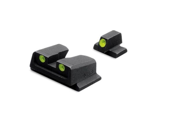 Meprolight Smith & Wesson Tru-Dot Night Sight Set - TD M&P Full Size Compact. 9mm .40 Fixed Set Green