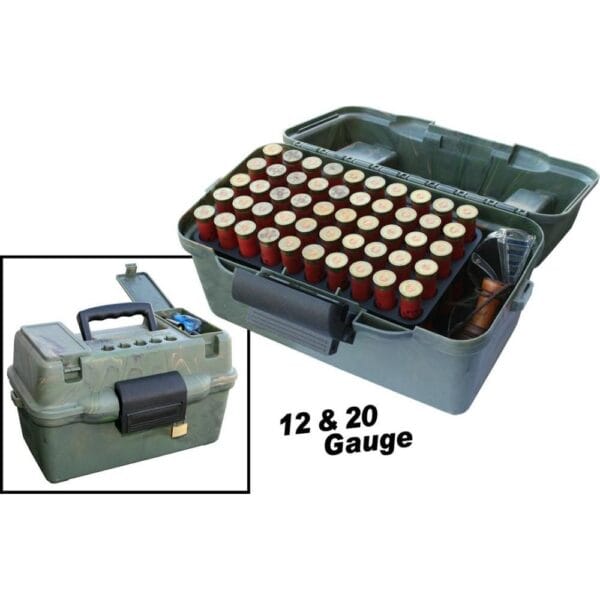 MTM Deluxe Shotshell Case Dual Gauge 100 Rounds Wild Camo