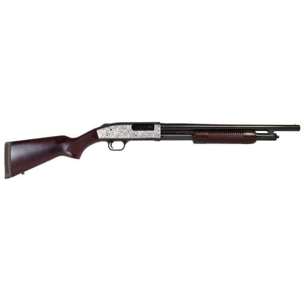 Mossberg 500 Retrograde Shotgun 12 ga 3" Chamber 5rd 18.5" Barrel Filigree Polished