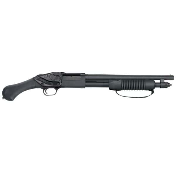 Mossberg 590 Shockwave Laser Saddle Shotgun 20 ga 3" Chamber 5rd Magazine 14.375" Barrel Black