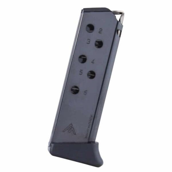 Mec-Gar Walther PPK Handgun Magazine .380 ACP HT Blued 6/rd