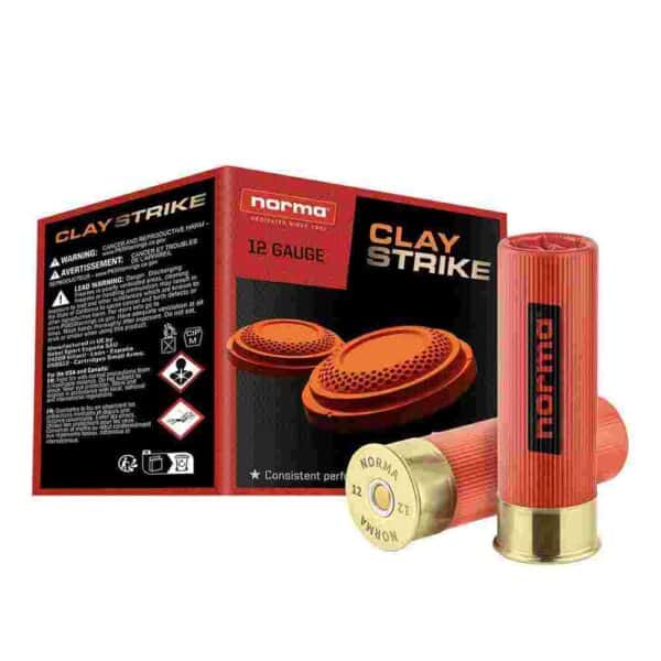 Norma CLAYSTRIKE Shotshells 12ga 2-3/4" 1oz 1250 fps #8 25/ct