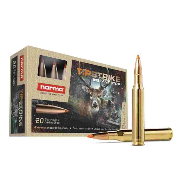 Norma TipStrike Varmint Rifle Ammunition .204 Ruger 40gr PT 3215 fps 20/ct