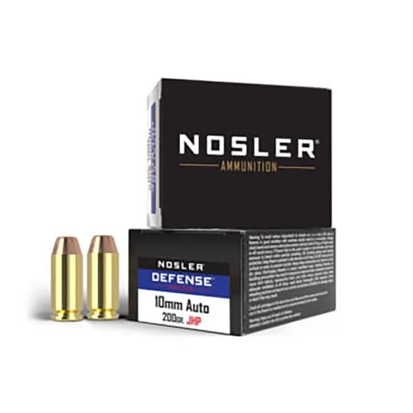 Nosler JHP Handgun Defense Ammo 10mm 200gr 20/ct