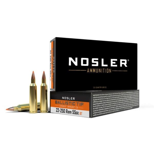 22-250 Rem 55gr Ballistic Tip (20 ct.)  Ammunition