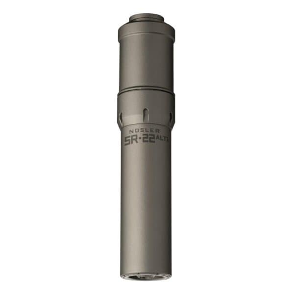 Nosler Suppressor SR-22 ALTi 1/2x28 .22 LR 7.53" Grey