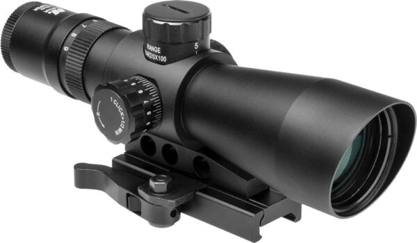 NcStar Mark III Tactical Gen II 3-9x42mm P4 Sniper Rifle Scope - Black Anodized