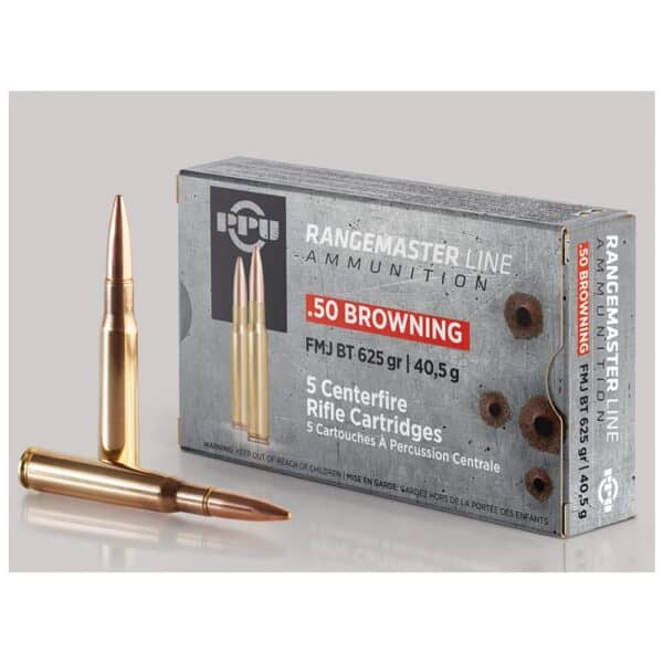 .50 BMG RangeMaster FMJ 625 gr MC 120 Rounds