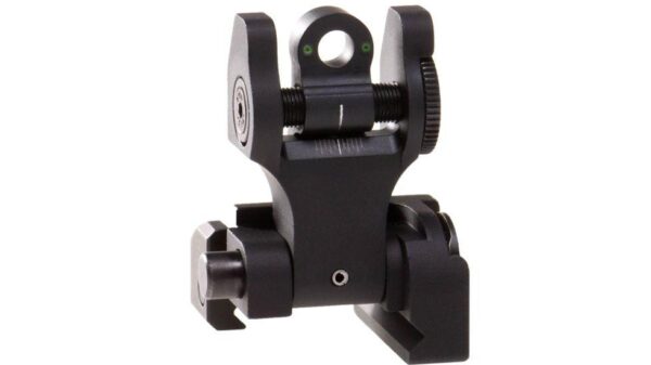 Troy Industries Rear Tritium Battle Sight - Black