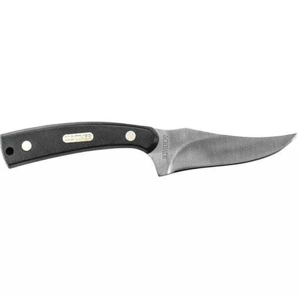 Old Timer Sharpfinger Knife Full Tang 3 3/10" Fixed Blade Black