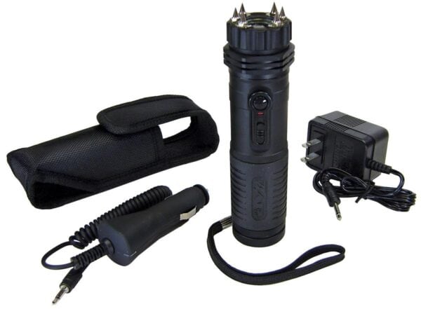 Fox Labs Zaplight Extreme 1 Million Volt Stun Gun / Flashlight with Wall Charger