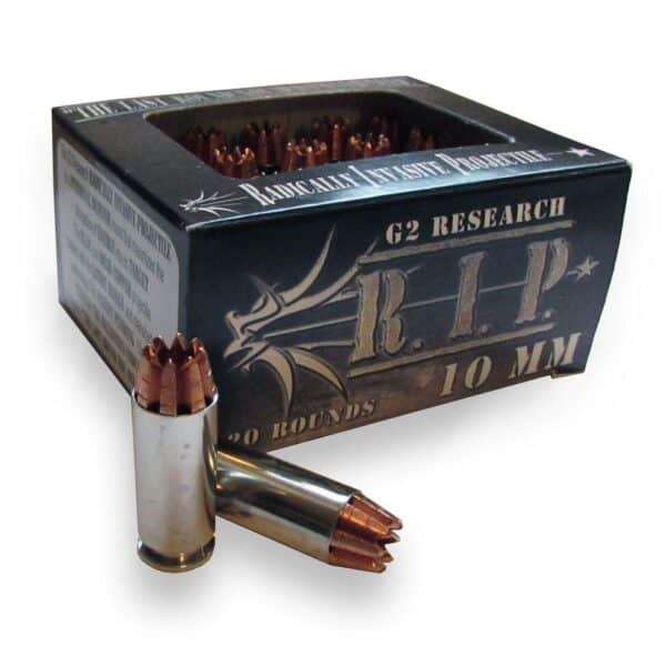 G2 Research R.I.P. Handgun Ammunition 10mm Auto 115 gr 1220 fps 20/ct