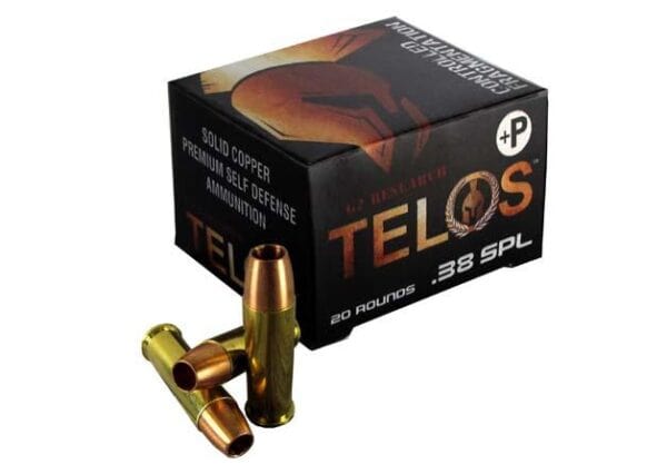 G2 Telos Handgun Ammunition .38 Spl(+P) 105 gr Frangible 1170 fps 20/ct