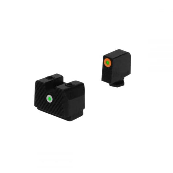 Rival Arms Tritium Night Sights Orange for Glock MOS Double Stack Models